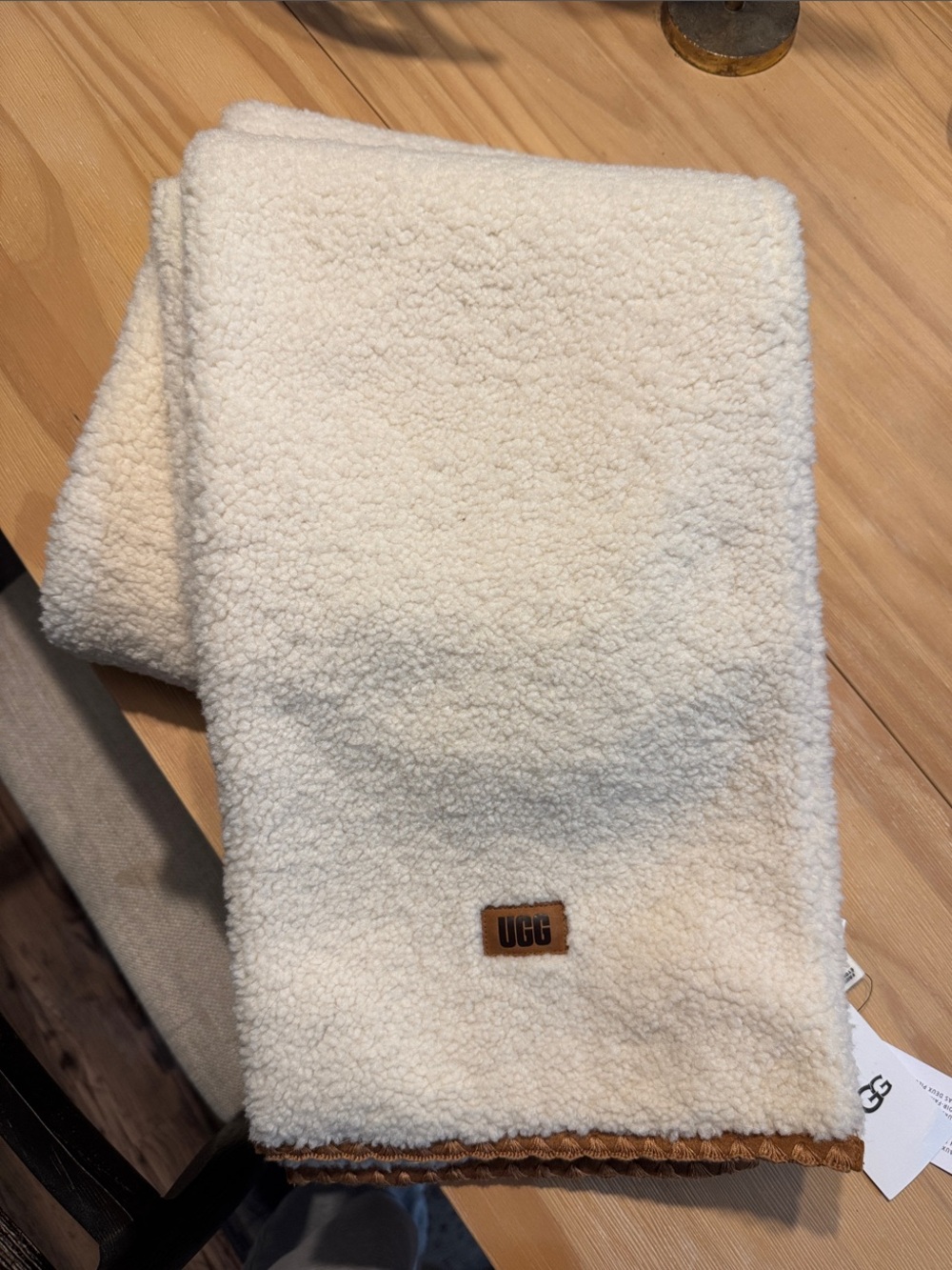 UGGfluff Scalloped Scarf